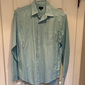 J. Crew Green Casual Button Down Shirt
